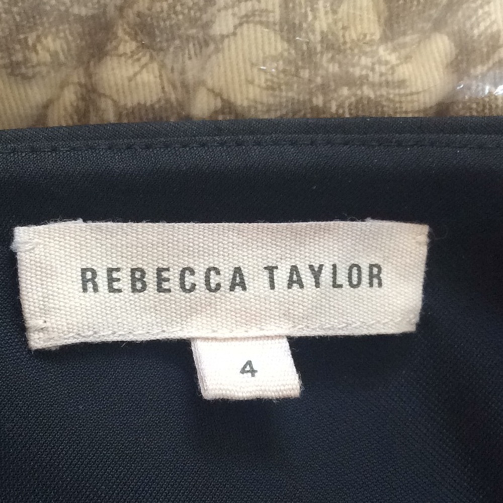 ✨HP💫Rebecca Taylor Black Crop Top 4 - Picture 6 of 7